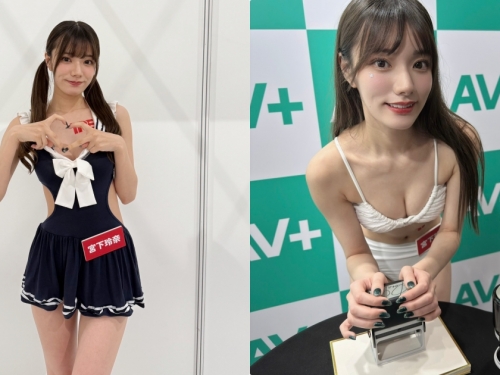 电眼美少女「宫下玲奈」穿学服笔芯，强烈电波让人难以招架！